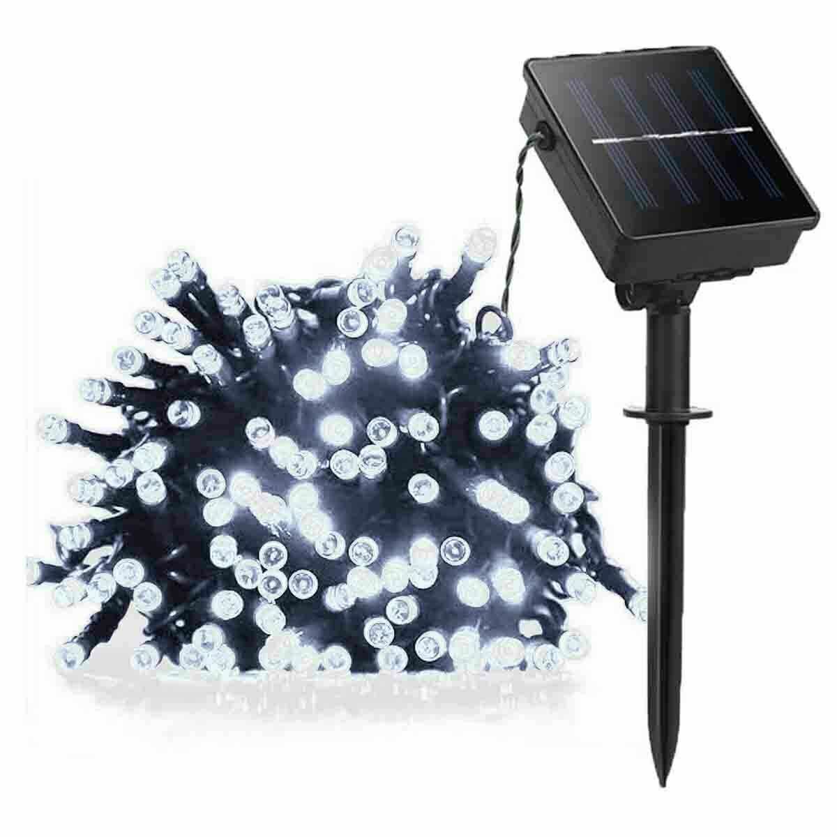 100 LED Solar Outdoor Waterproof Lights Outdoor Garden Wedding Party Christmas gallery