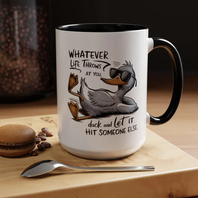 Whatever Life Throws At You Mug Funny Sarcastic Gift Idea gallery