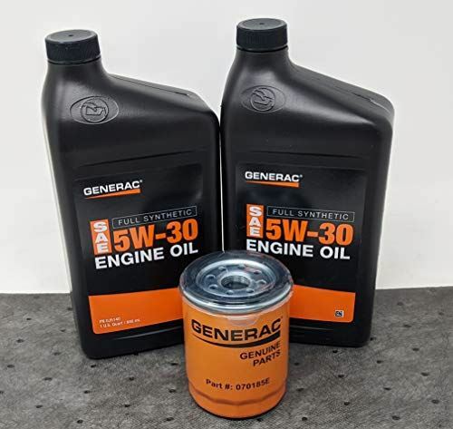 Generac 5W-30 Full Synthetic Oil Change Kit 2 Quarts oil and Filter gallery