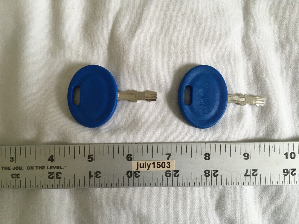 (2) NEW Replacement Ignition Key for Cub Cadet MTD 925-2054A Mowers - BLUE