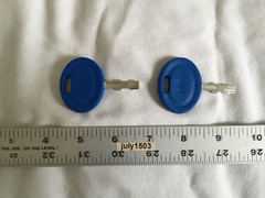 (2) NEW Replacement Ignition Key for Cub Cadet MTD 925-2054A Mowers – BLUE