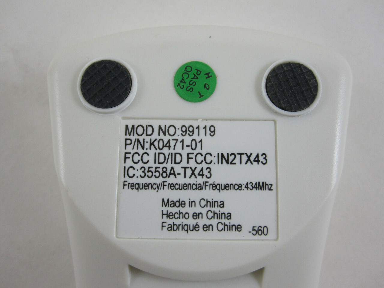 Hunter Geniune Replacement Handheld Ceiling Fan Remote Control Transmitter 99119 gallery