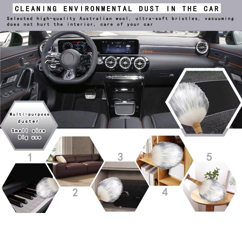 Car Interior Dusting Brush Auto Dust Sweeping Soft Brush Automotive Mini Dust... gallery