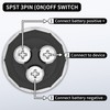 12VDC 50A Engine Start Ignition Switch 3 Pin SPST Push Button Starter Switch ... gallery