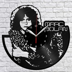 Marc Bolan Vinyl Record Wall Clock Art Decor Original Gift 12” 30cm 2025
