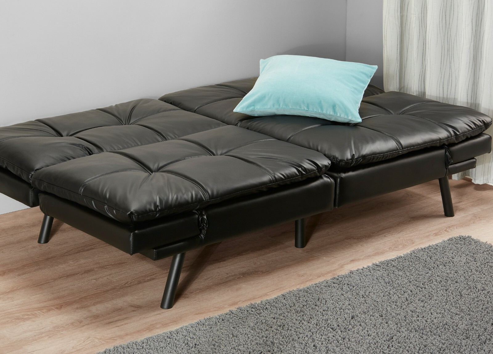 Memory Foam Futon Sofa Bed Couch Sleeper FULL Size Convertible Foldable Loveseat gallery