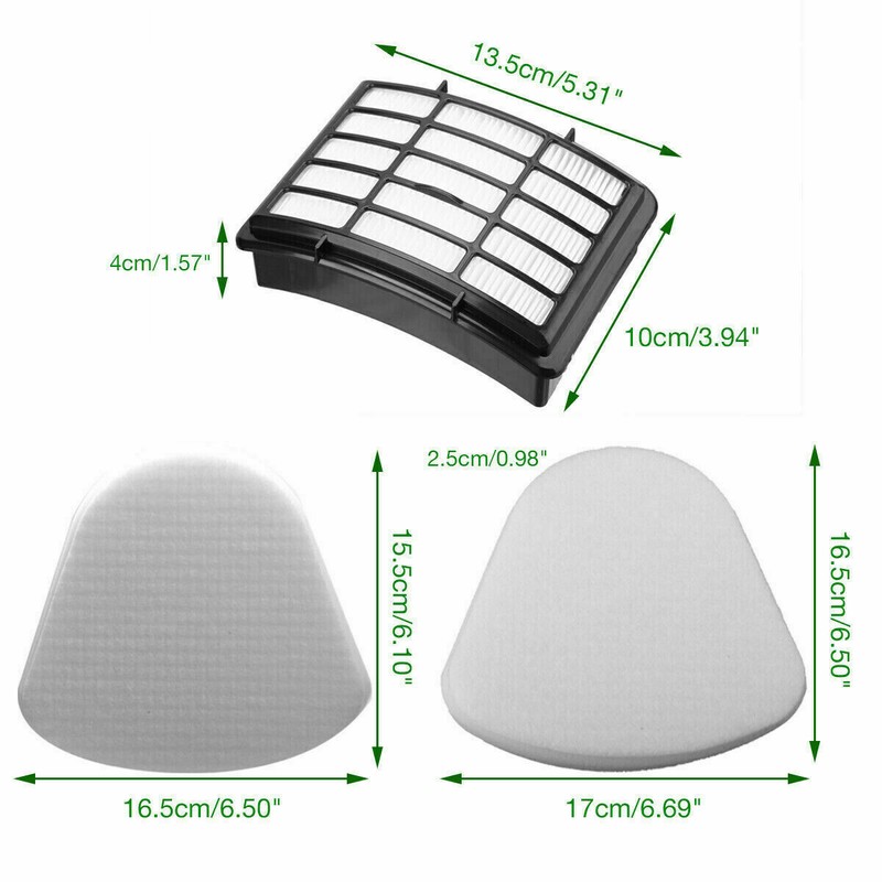 HEPA Filter & Foam Filter Sets For Shark Navigator Lift-away NV350 NV351 NV355 gallery