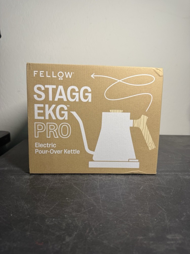 Fellow Stagg EKG Pro 1222PRO-WM-US Electric Pour Over Kettle White New Open Box