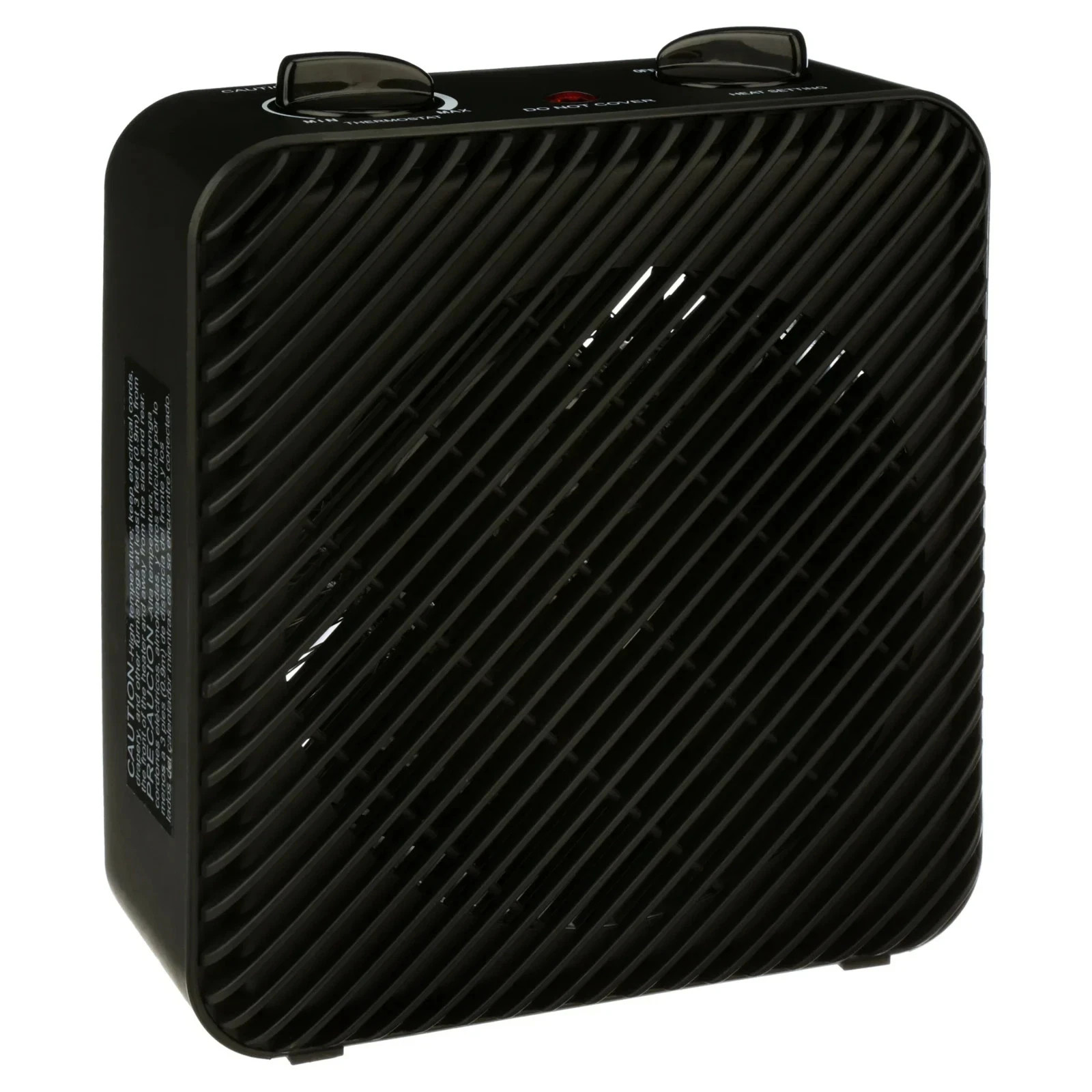 OPEN BOX Pelonis 1500W 3-Speed Electric Fan-Forced Space Heater Black PSH08F1ABB gallery