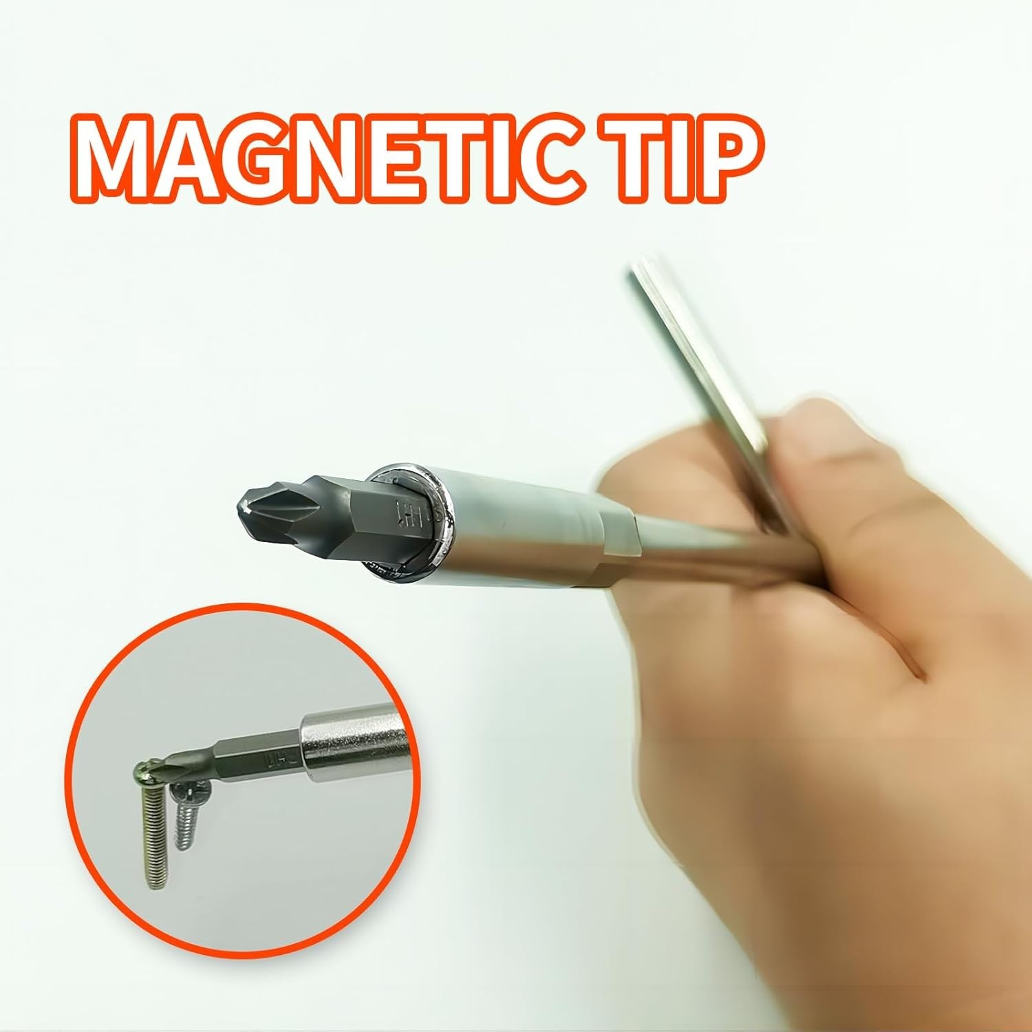 T-Handle Wrench & JIS Screwdriver Set - Includes 6 Silver White, Gray gallery