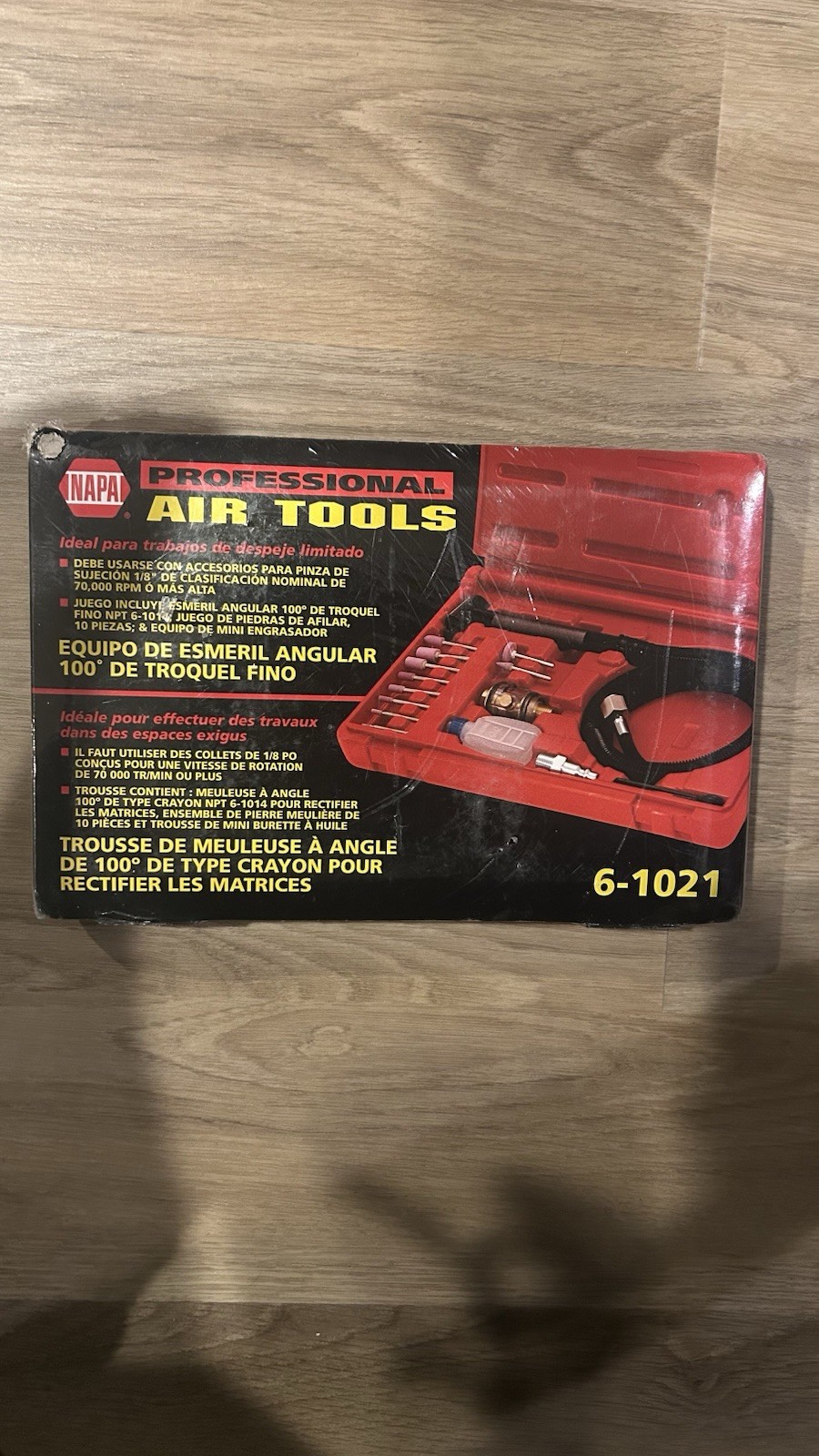 NAPA 100 Degree Angle Pencil Die Grinder Kit, Stone Wheel 1/8 in, 6-1021 gallery