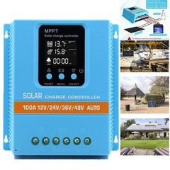 4800W 100A MPPT Solar Charge Controller 12V/24V/36V/48V Battery PV Regulator NEW