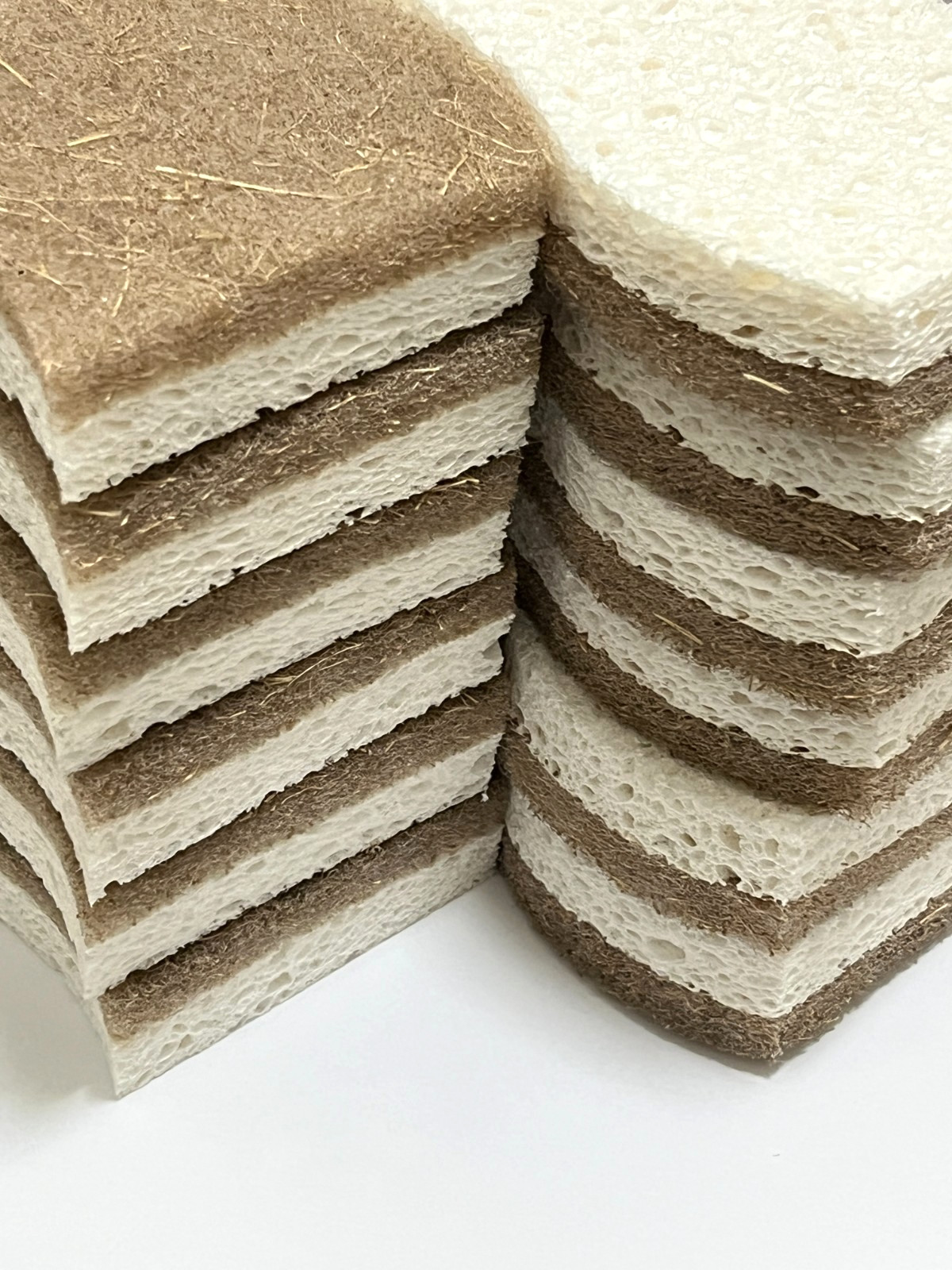 Biodegradable Natural Scrub Sponges 12-Pack Non-Scratch Plastic-Free Spring Sale gallery
