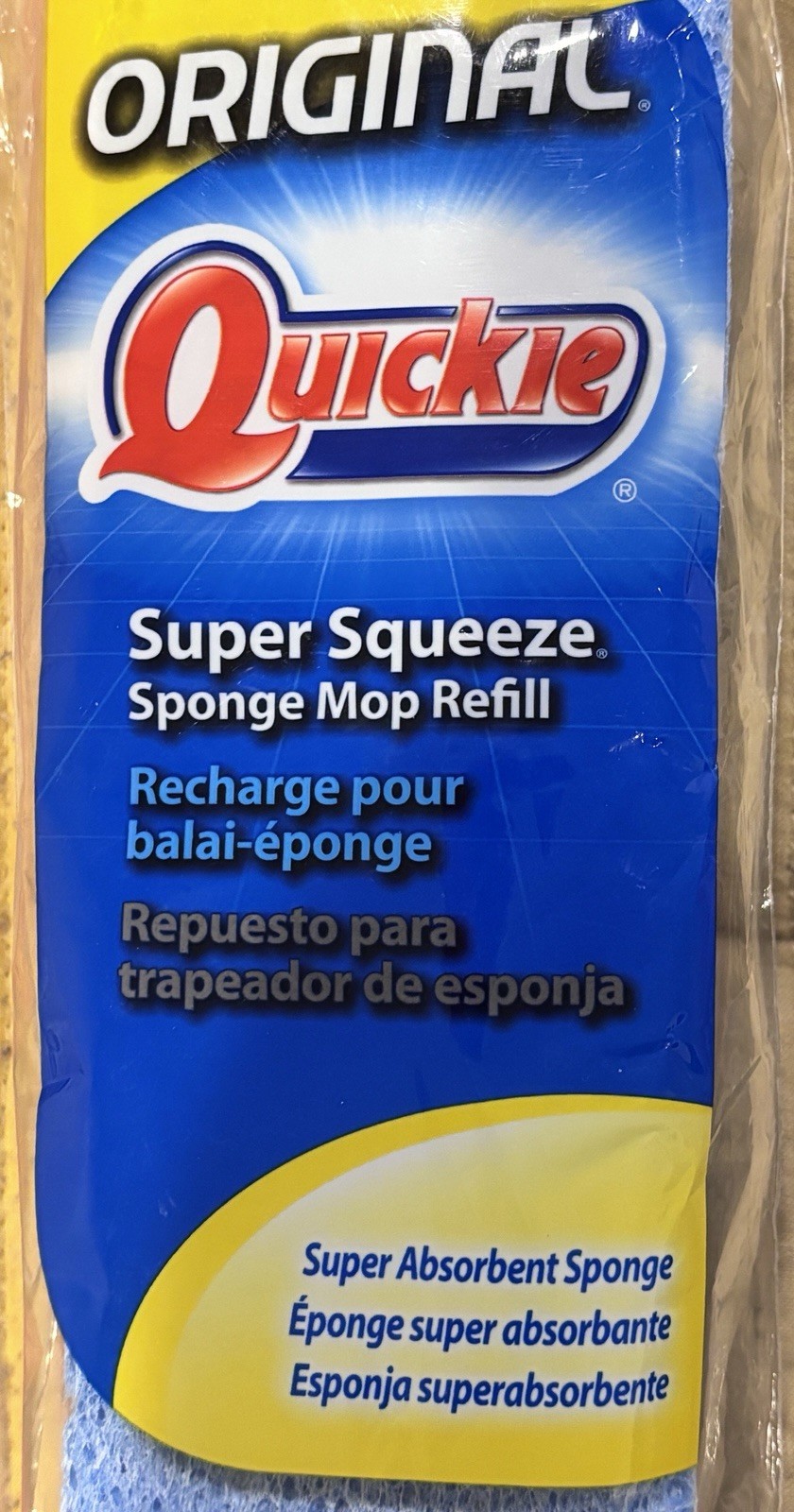 NEW - Quickie Super Squeeze Mop TYPE A Refill #051 Dual Sponge Technology #0512 gallery