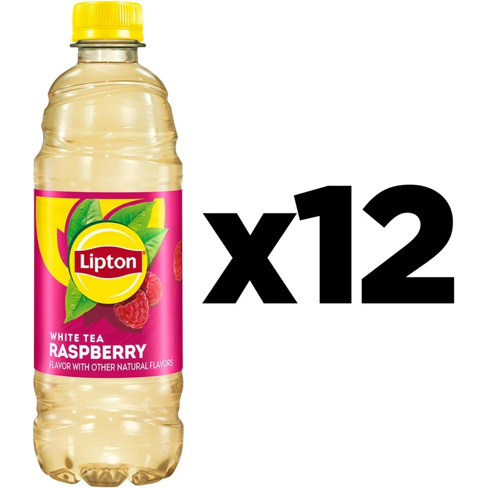 Lipton Raspberry White Tea, 16.9 Fl Oz Bottles (Pack of 12) gallery
