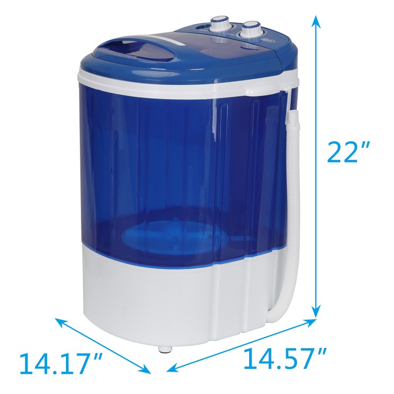ECO Compact Mini Wash Machine 200W 9lbs Portable Traveling Timer Washer gallery