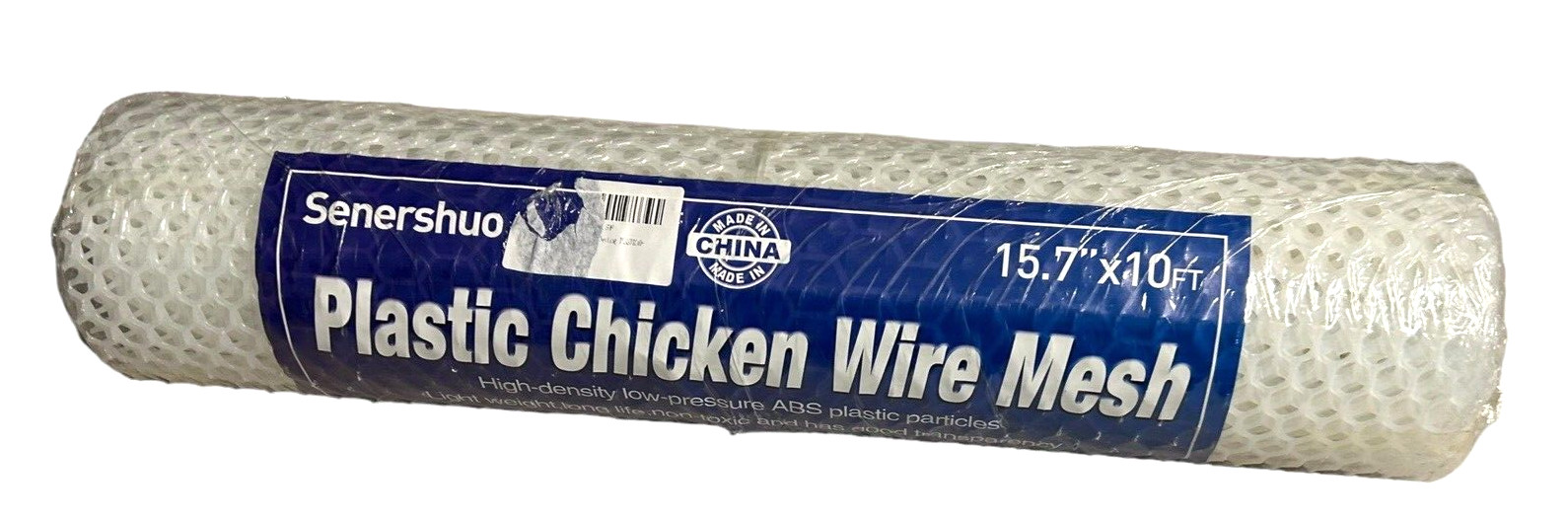 High Density Chicken Wire Fence Mesh - White Plastic - 15.7" Wide X 10 Feet Long gallery