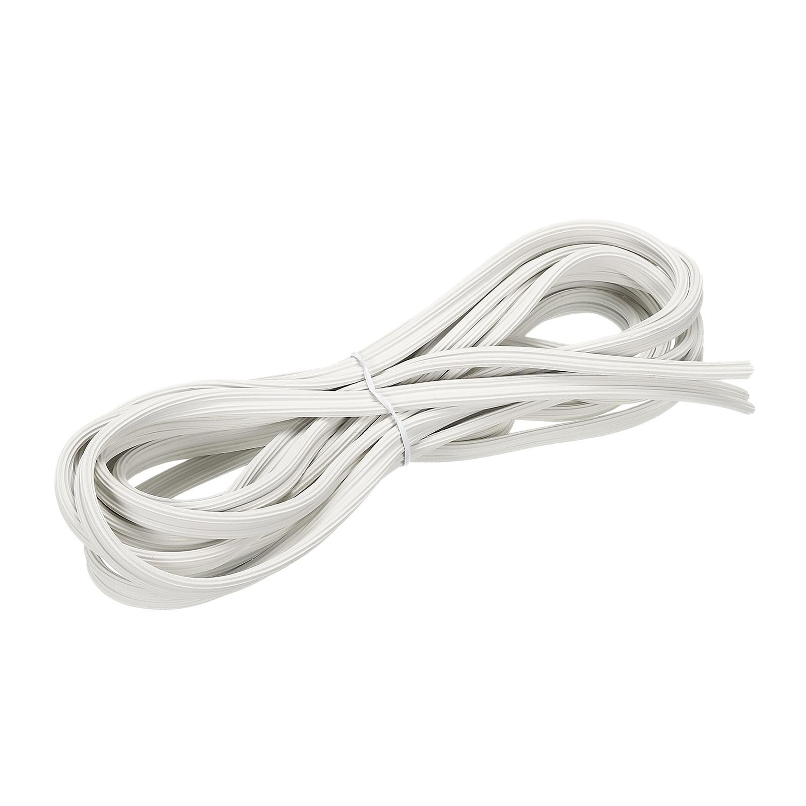 Screen Spline, 10M/32.81Ft Silicone Window Sealing Strip, 4mm OD White gallery