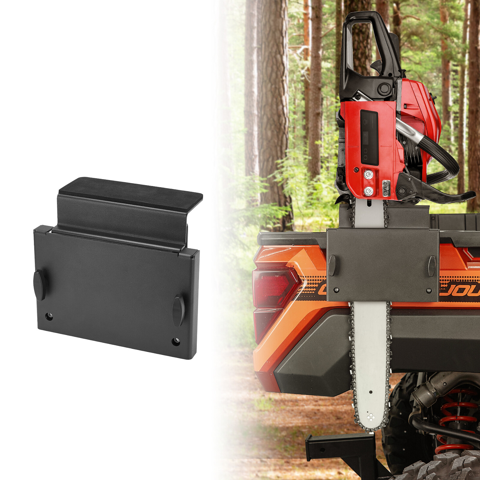 ATV UTV Chain Saw Mount Bracket Tool Holder Rack For Polaris Ranger XP 1000/ 570 gallery