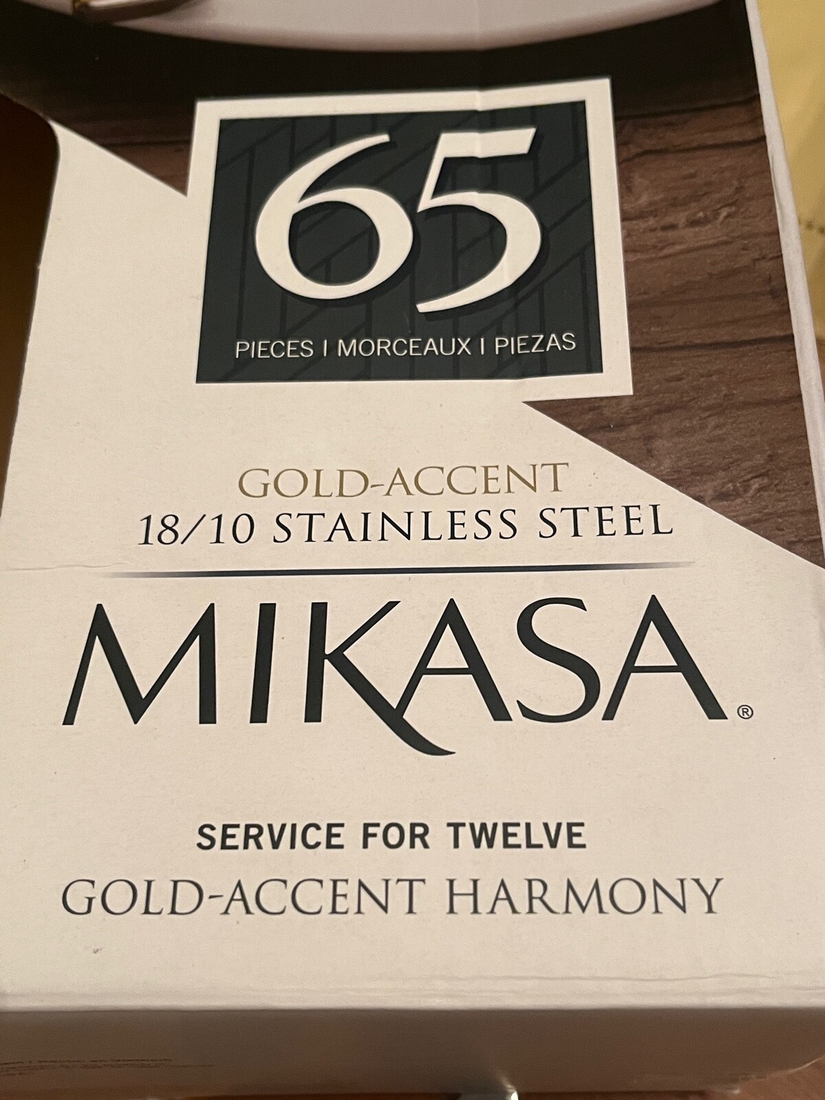 Mikasa GOLD ACCENT HARMONY Stainless Flatware - NEW - Choice gallery