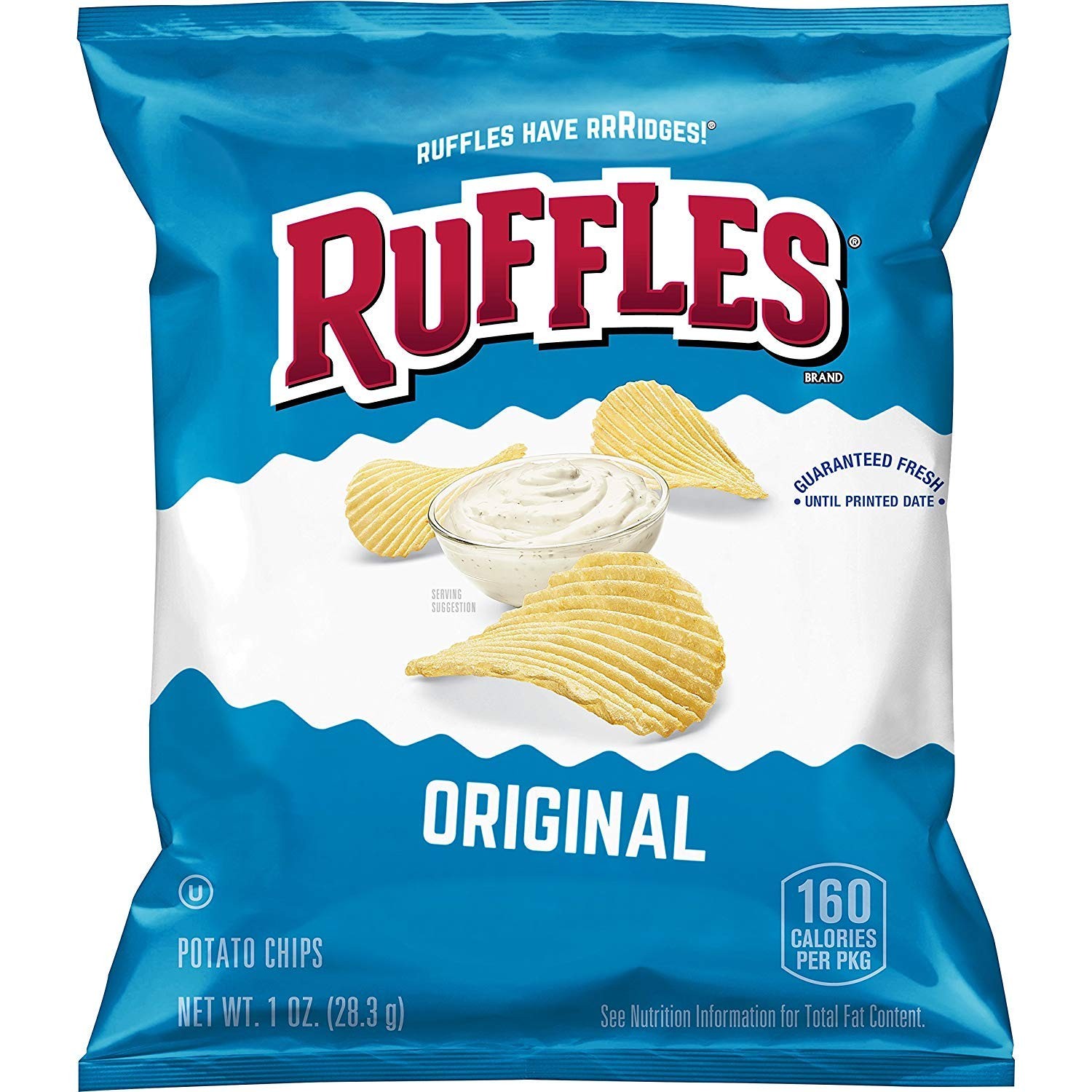 Ruffles Original Potato Chips 1 Ounce Pack of 40 gallery
