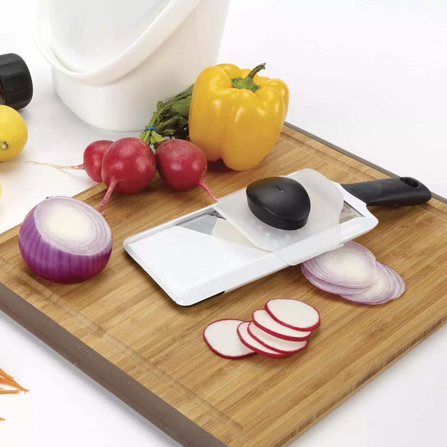 OXO Good Grips Hand Held Mandoline Slicer Prepware Food Utensils Kitchen Safe gallery