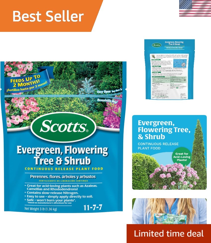Continuous Release Plant Food for Evergreens & Flowering Shrubs - 3 lbs gallery