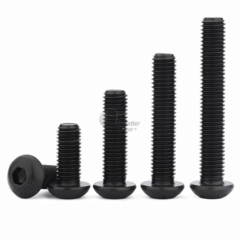 M1.6 - M16 High Tensile 12.9 Socket Button Head Screws Black Self Colour Bolts gallery