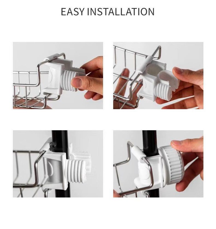 Drain Rack Storage Holder Shelf-Kitchen Sink Faucet Sponge Soap Cloth gallery