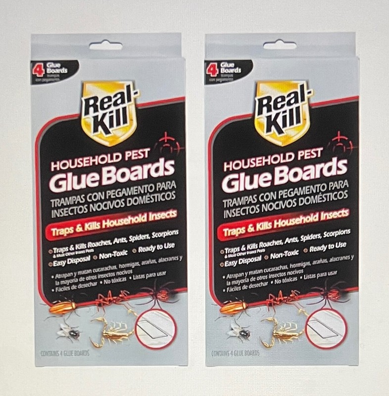 NEW Real-Kill Household Indoor Refill Glue Traps Pest Sticky Boards (2-Pack) gallery