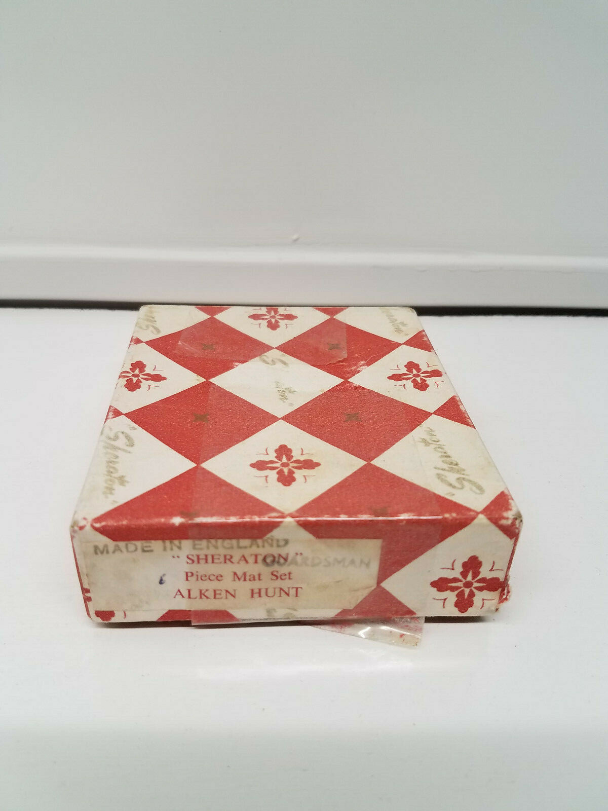 Vintage Sheraton Coasters Six Piece Set Made in England w/ box gallery