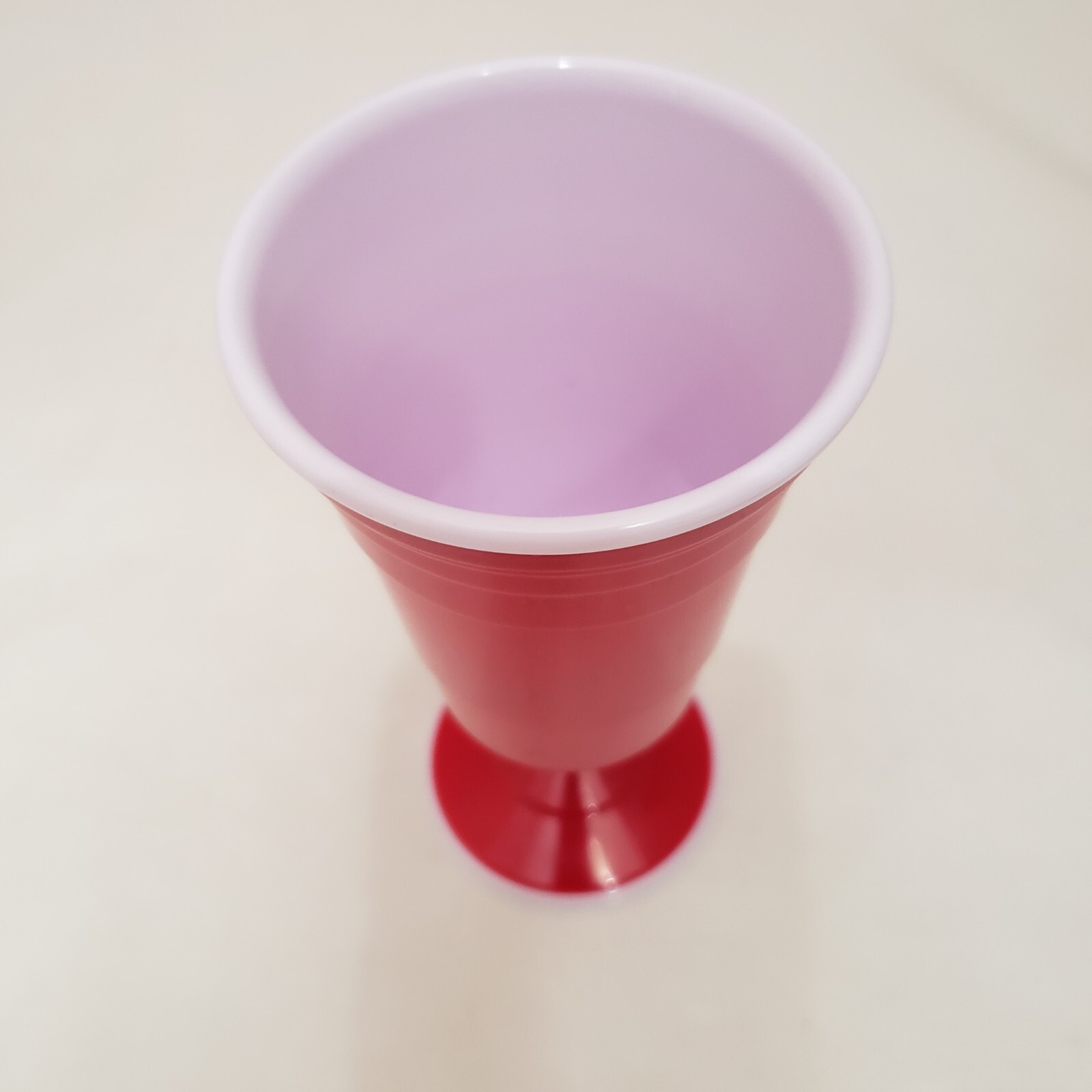 Red Cup Living Reusable Wine Cup, 8-Ounce, Stemware Footed EUC gallery