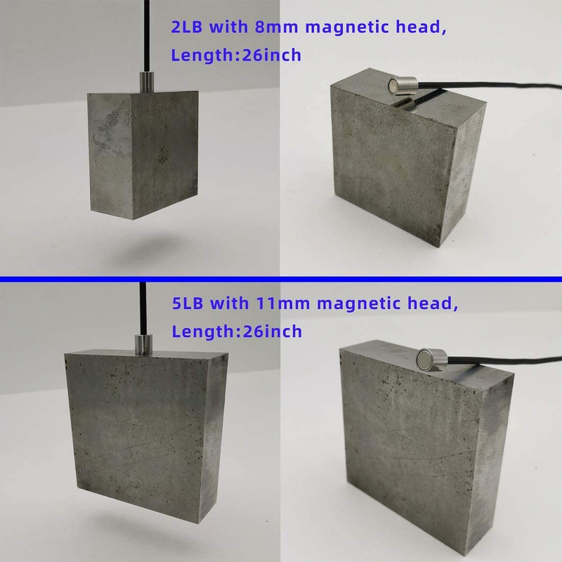 Flexible Magnetic Pickup Tool Set, 2LB & 5LB, 26" Bendable Extension Magnetic gallery