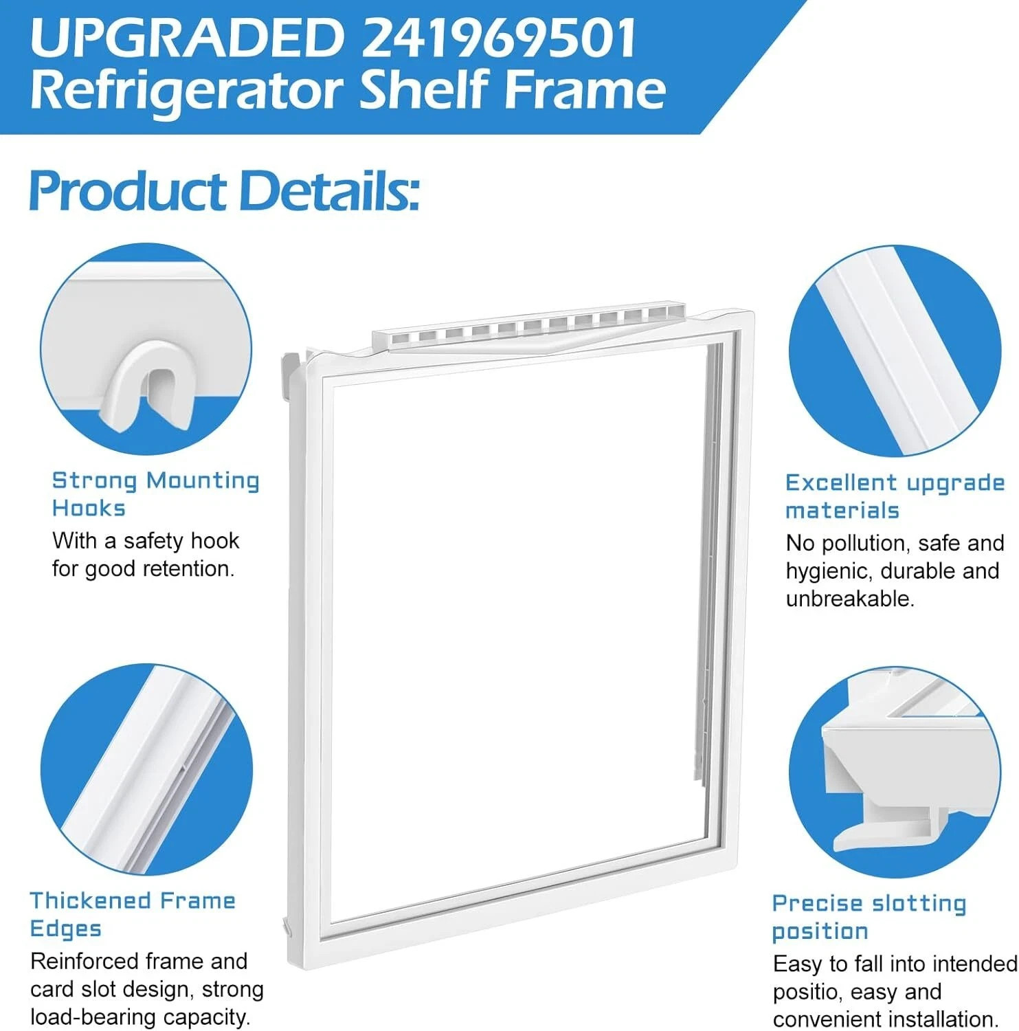 Meat Pan Top Shelf Frame Compatible with Frigidaire PS2363832 241969501 Free S&H gallery