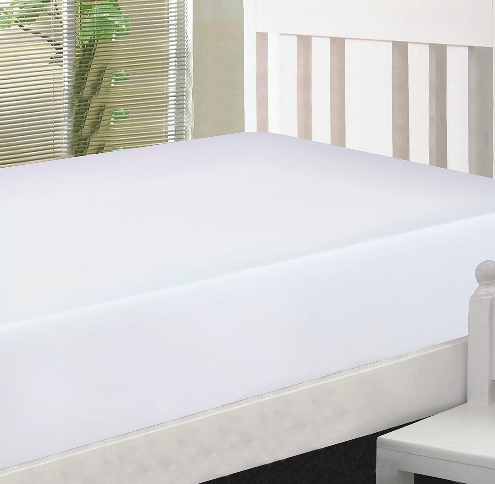 Twin Extra Long Fitted Sheet Only, Soft & Comfy 100% Cotton by Crescent Bedding gallery