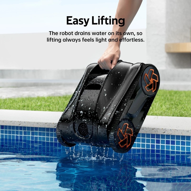 iGarden KN35 210Min Runtime APP Control Robotic Inground Pool Cleaner Vacuum gallery