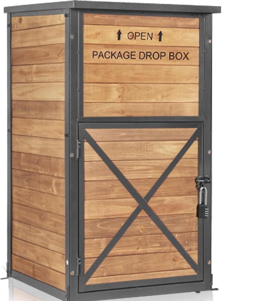Package Delivery Box for Outside with Combination Lock Contactless Delivery Box