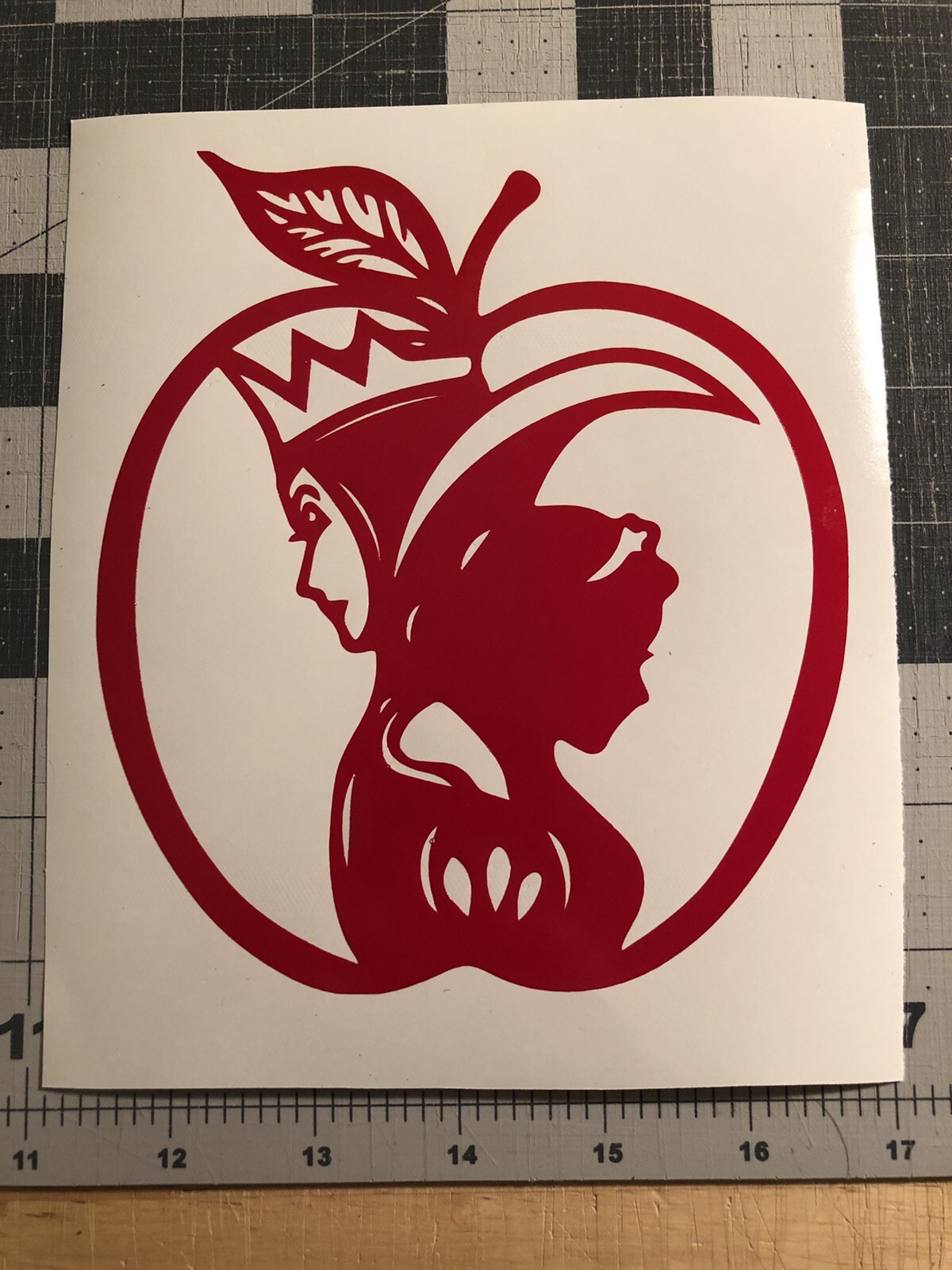 Vinyl Decal - Snow White and Evil Queen (Disney), Various Sizes/ Colors gallery