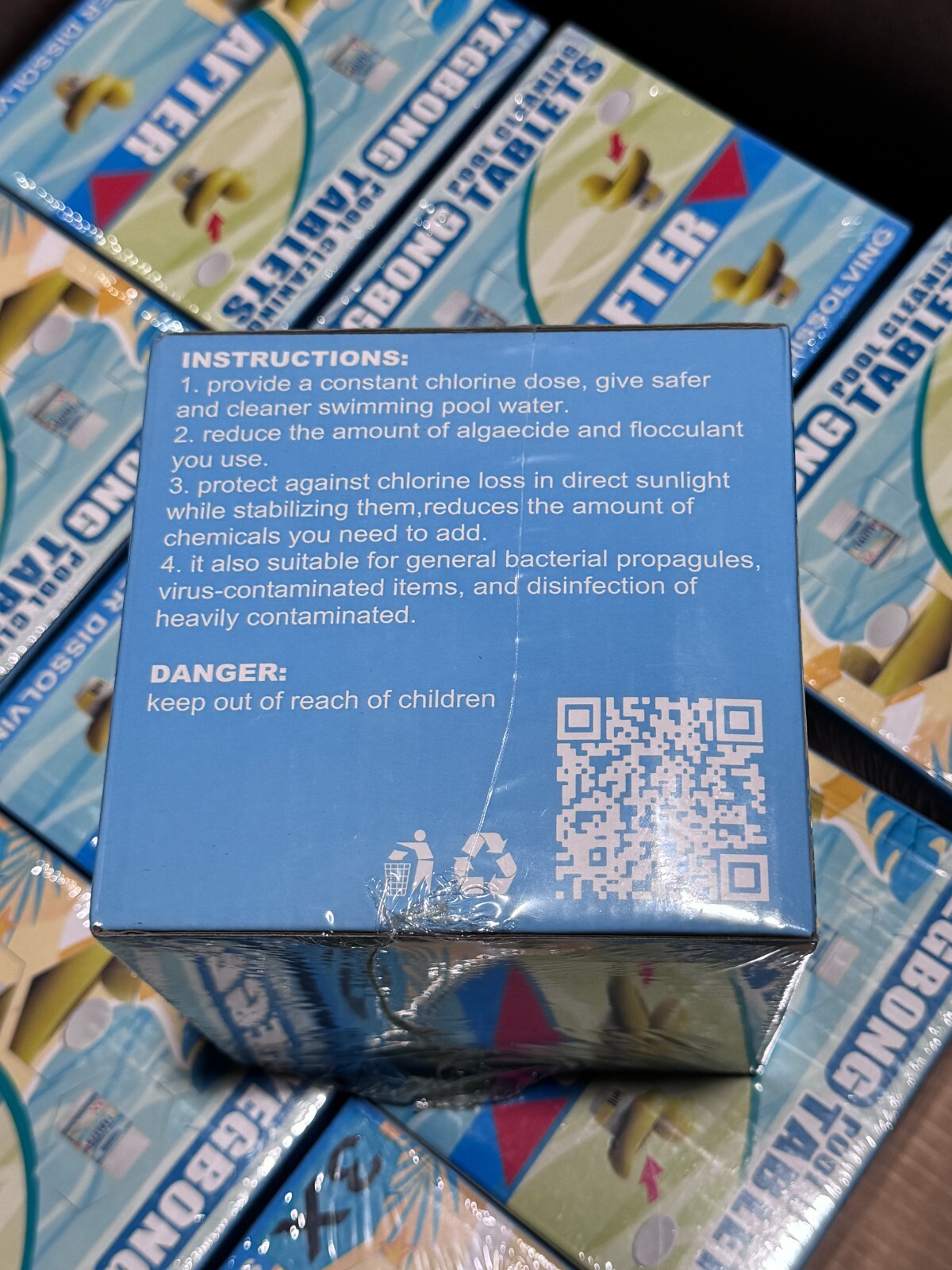 Yegbong pool cleaning tablet - 100pcs gallery