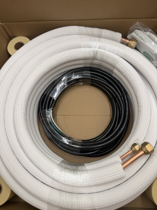 Findmall Mini Split Heat Pump Install Kit 1/4" & 3/8" Copper Line 25 FT Kit gallery