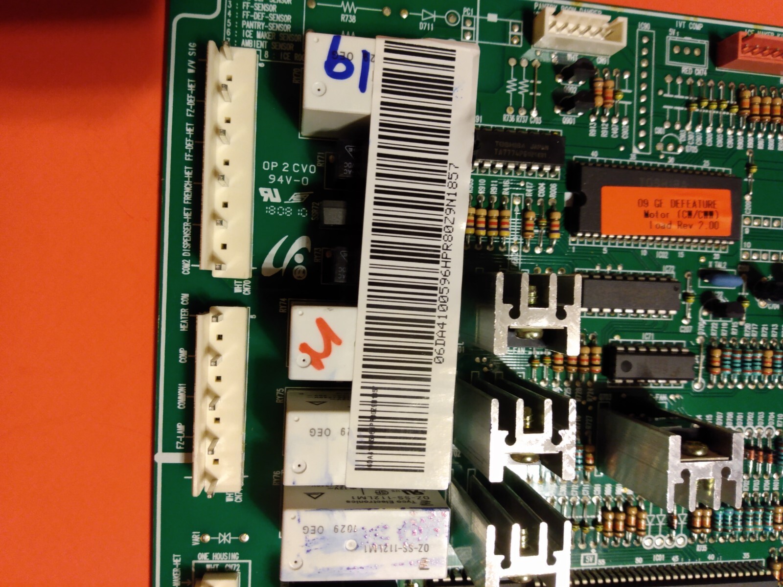 SAMSUNG MAIN REFRIGERATOR PCB CONTROL BOARD WR55X10985 gallery