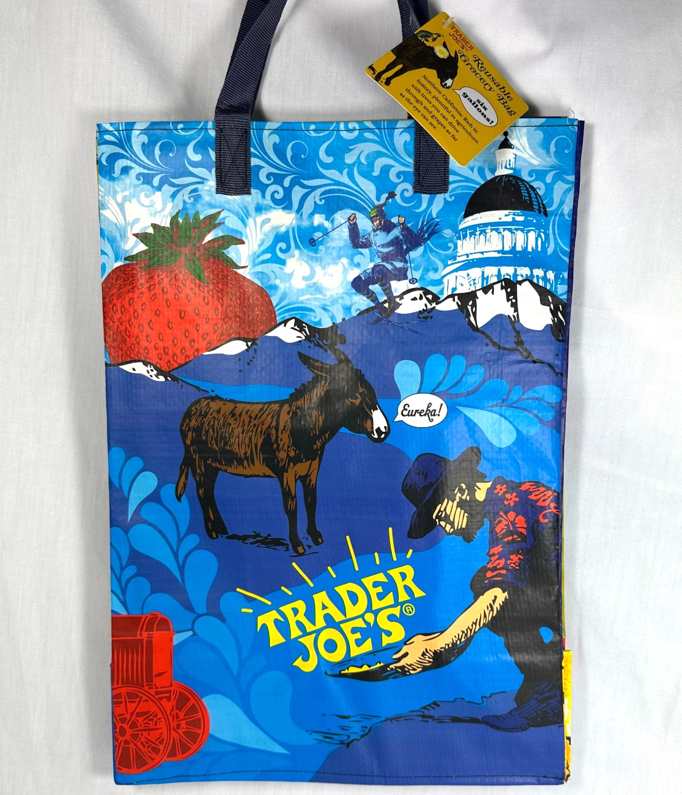 Trader Joe’s San Francisco Reusable Tote Bag Napa Golden Gate CA gallery