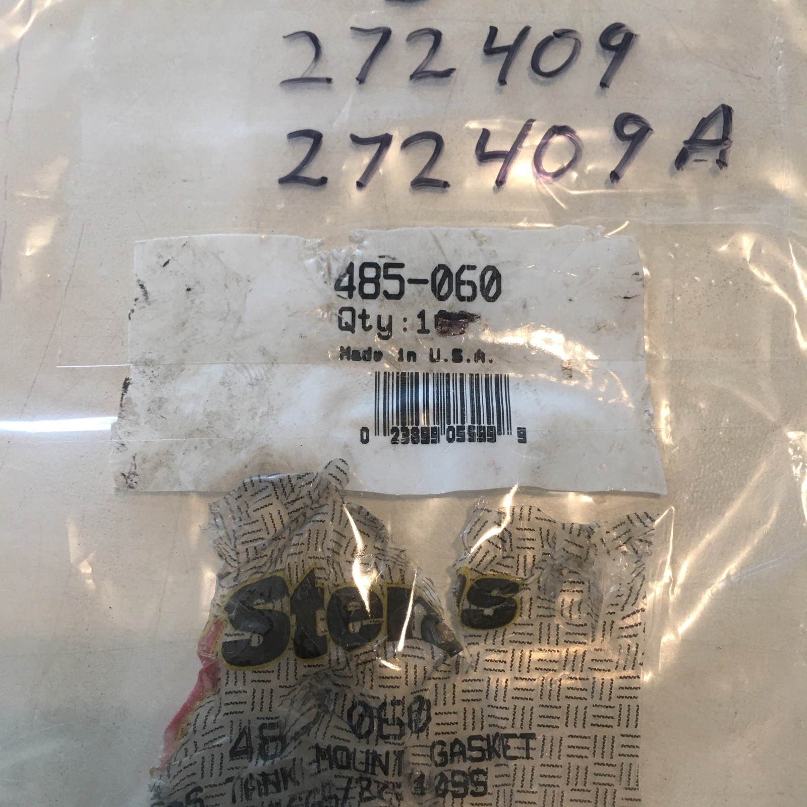 For Briggs & Stratton 3-5HP Pulsa Jet Stens 485-060 Tank Mount Gasket 272409S gallery