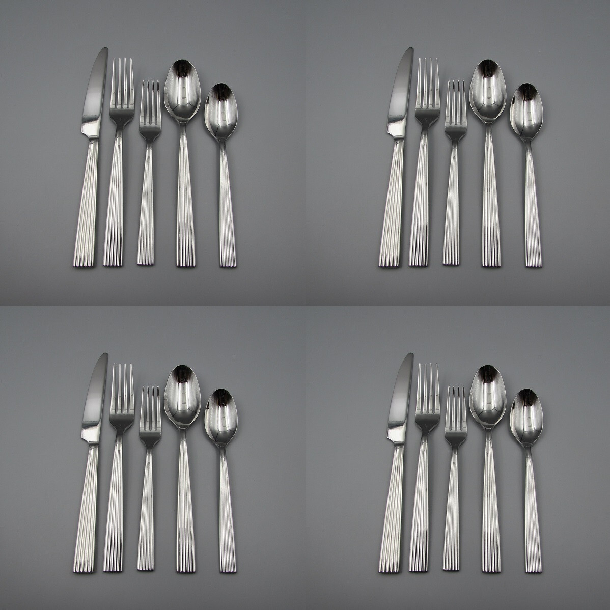 Oneida Stainless Flatware - KENNEDY Service for Four - 20pc Set NO gallery