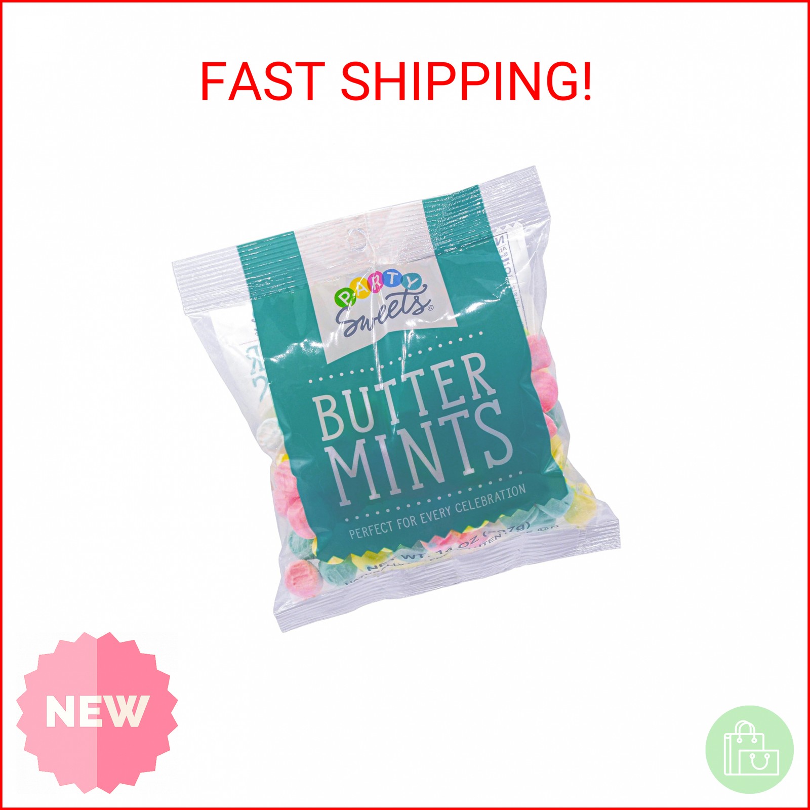 Party Sweets Assorted Pastel Buttermints, 14 Ounce, Appx. 100 pieces from Hospit gallery