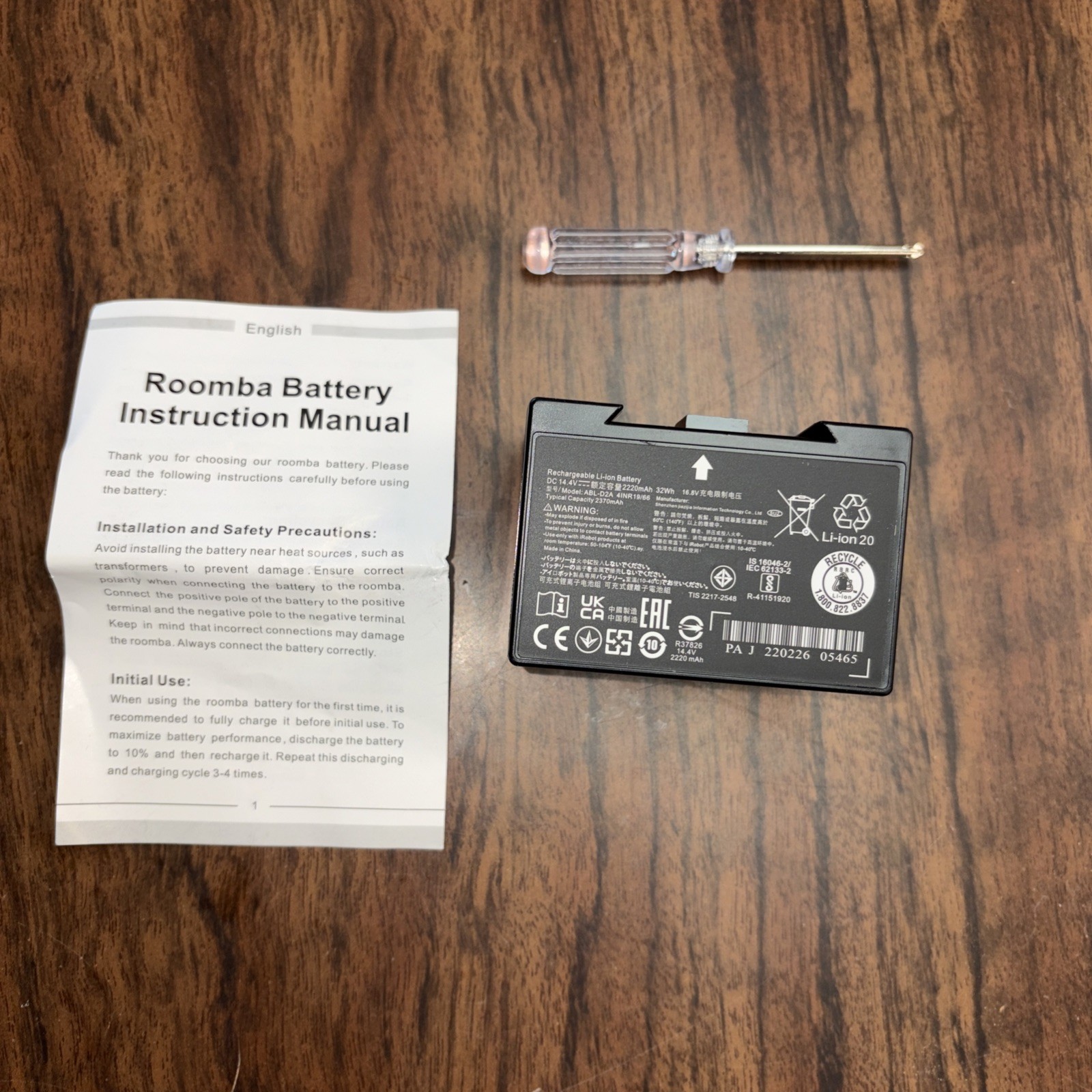 ABL-D2 Upgraded Battery for iRobot Roomba j5 j6 j7 i1 i3 i4 i5 i7+ i8 e5 gallery