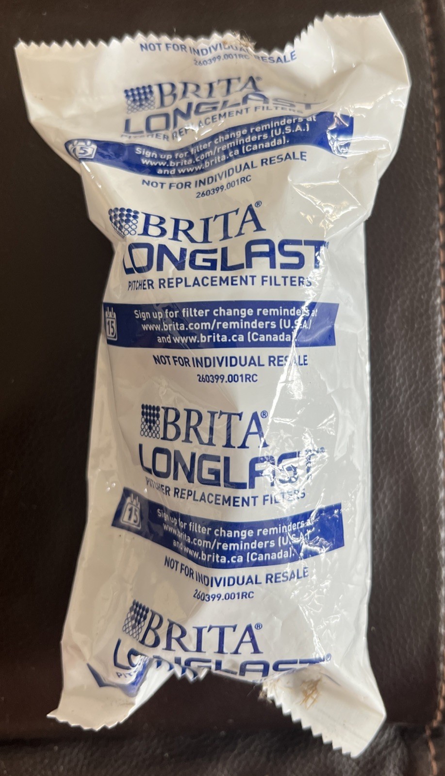 BRITA LONGLAST 6 Month Pitcher Replacement Water Filter New Open Box gallery