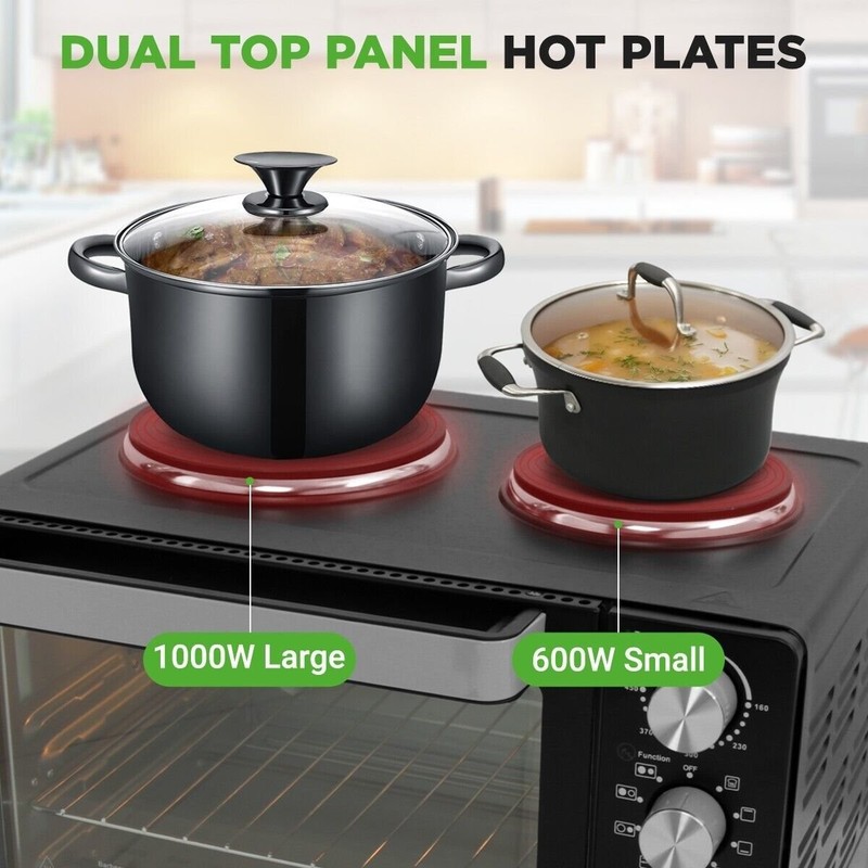 NutriChef Multi-Function Convection Oven - Counter Top Rotisserie Toaster Oven gallery
