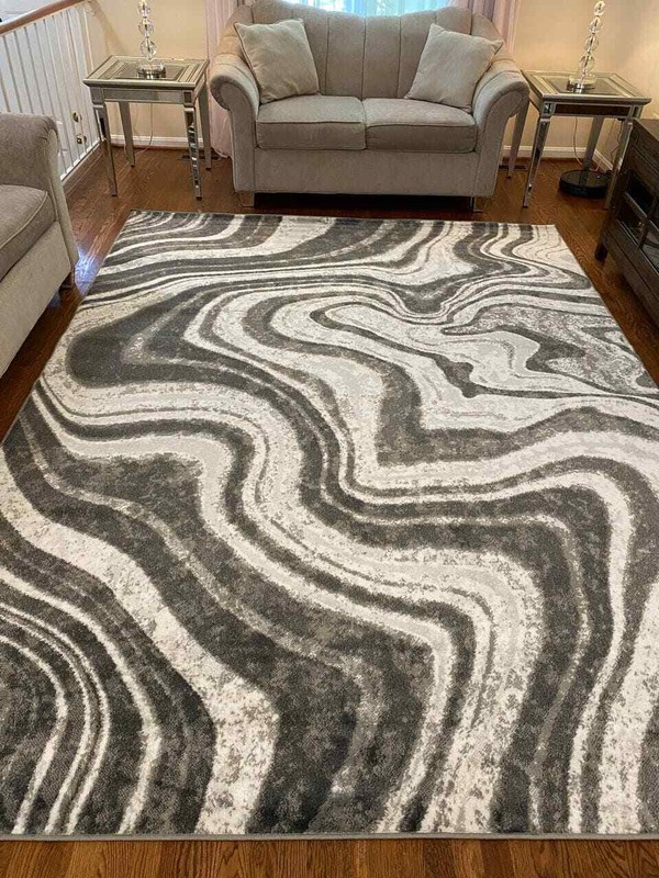 Brand New Abstract Geode Pattern Modern Area Rug 8x11, 5x8 Floor Carpets gallery