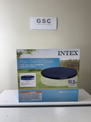 12′ Round Intex Easy Set Swimming Pool Debris Cover, Fits 12 FT, Brand New,